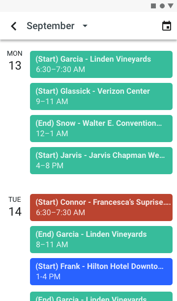 Goodshuffle Pro Google Calendar Integration screenshot