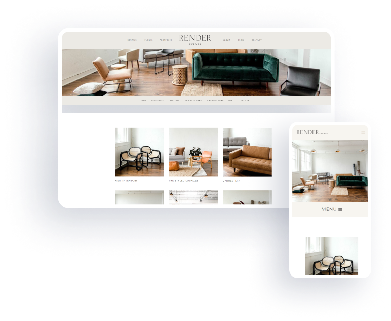 Render Co using Goodshuffle pro website wishlist Integration