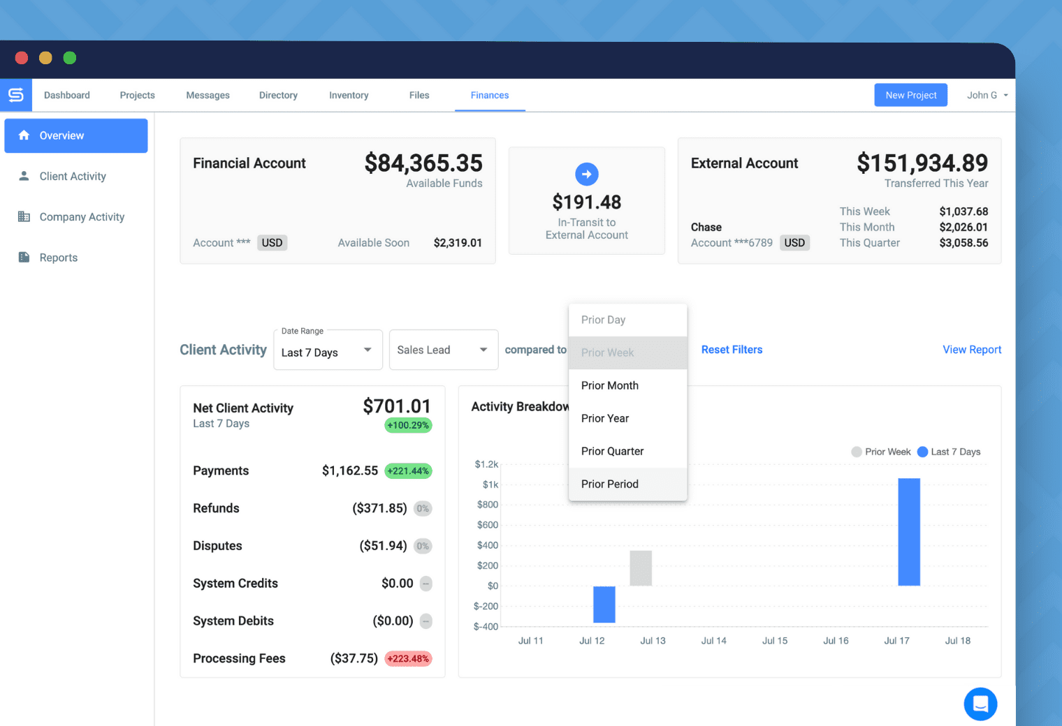 Goodshuffle Pro financial hub