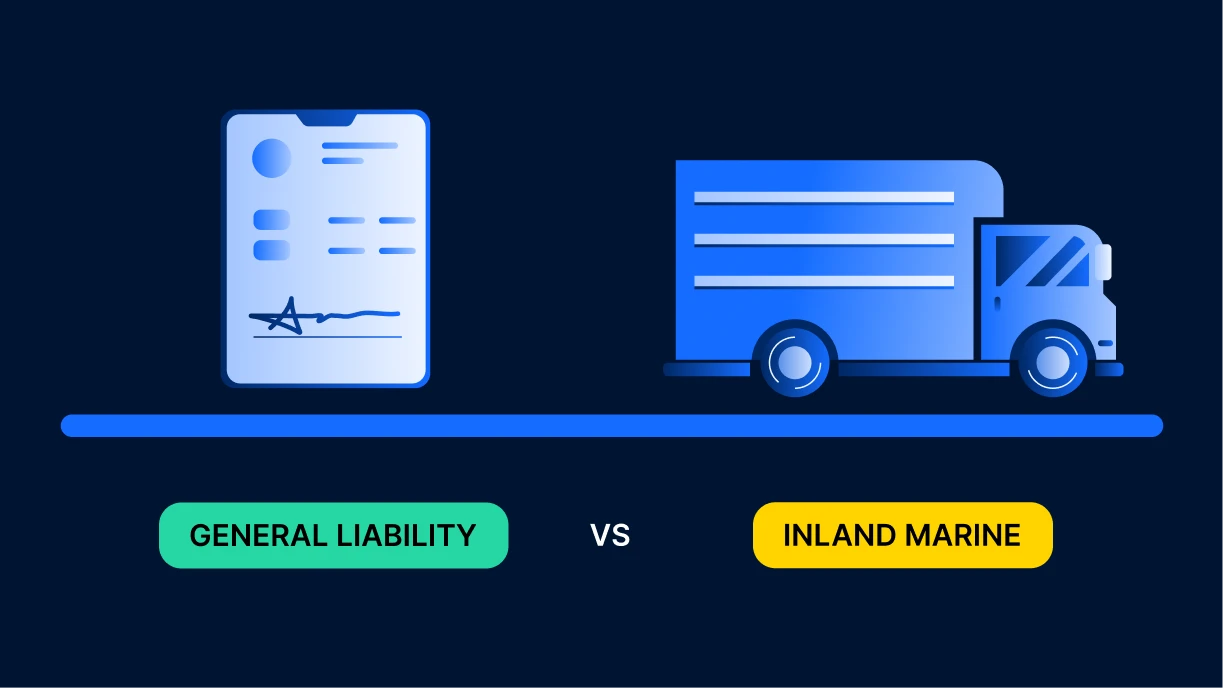 General liability insurance vs. inland marine insurance comparison for event rental businesses